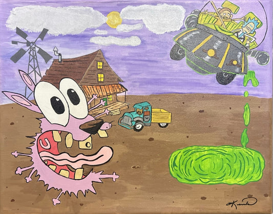 Courage Meets Rick & Morty